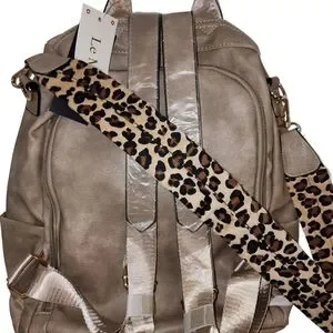 Le Miel | Bags | Le Miel Backpack In A Sandy Color Leopard  display picture 2